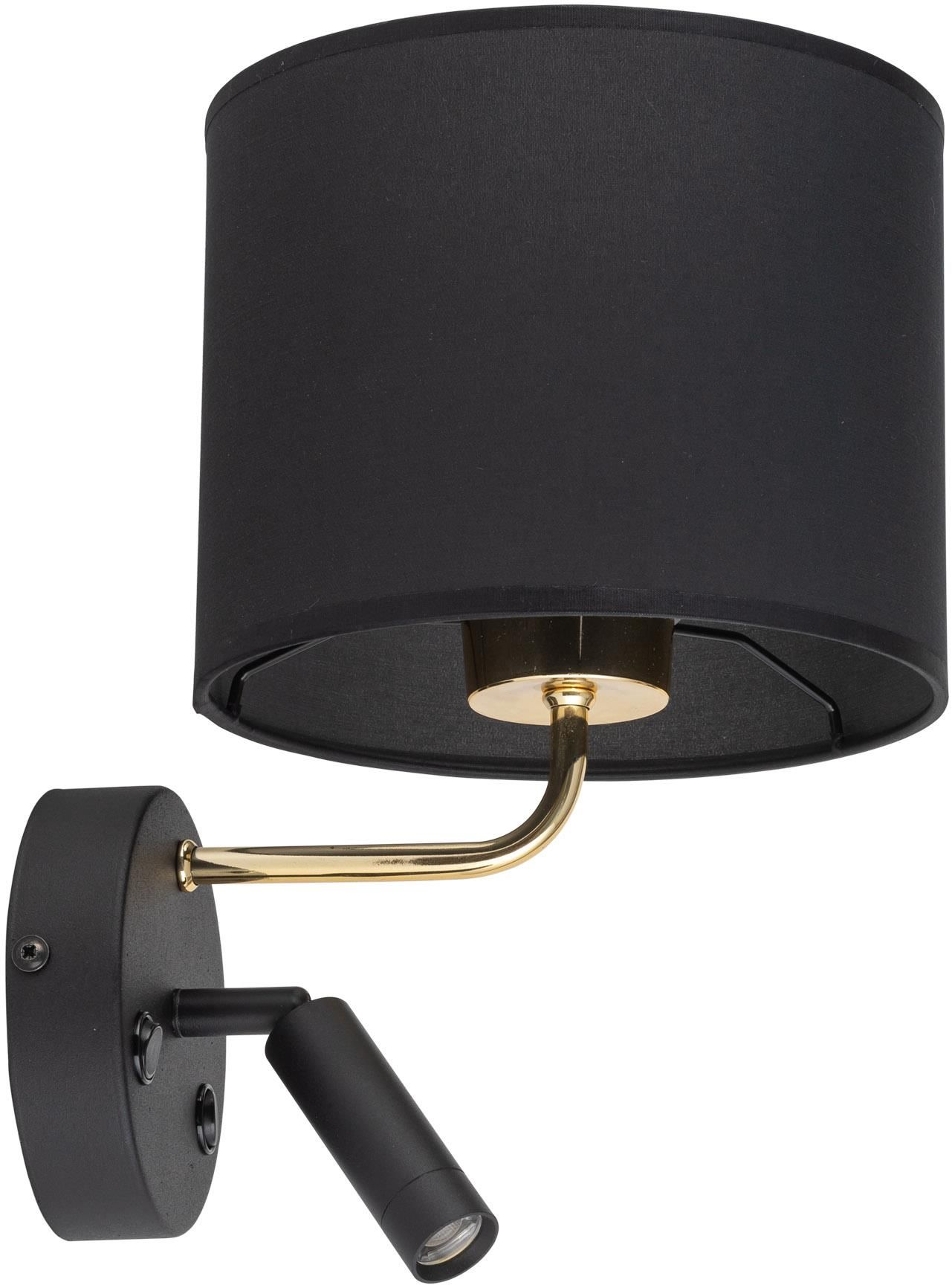 TK Lighting Richi oldalfali lámpa 2x60 W fekete 4234