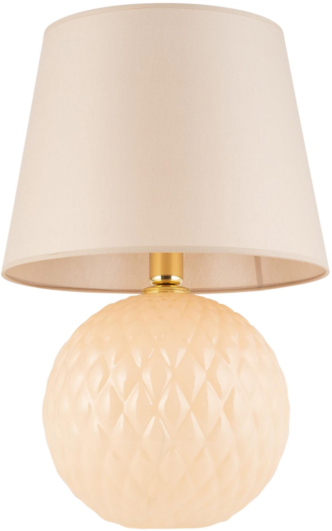 TK Lighting Santana asztali lámpa 1x15 W bézs 5591