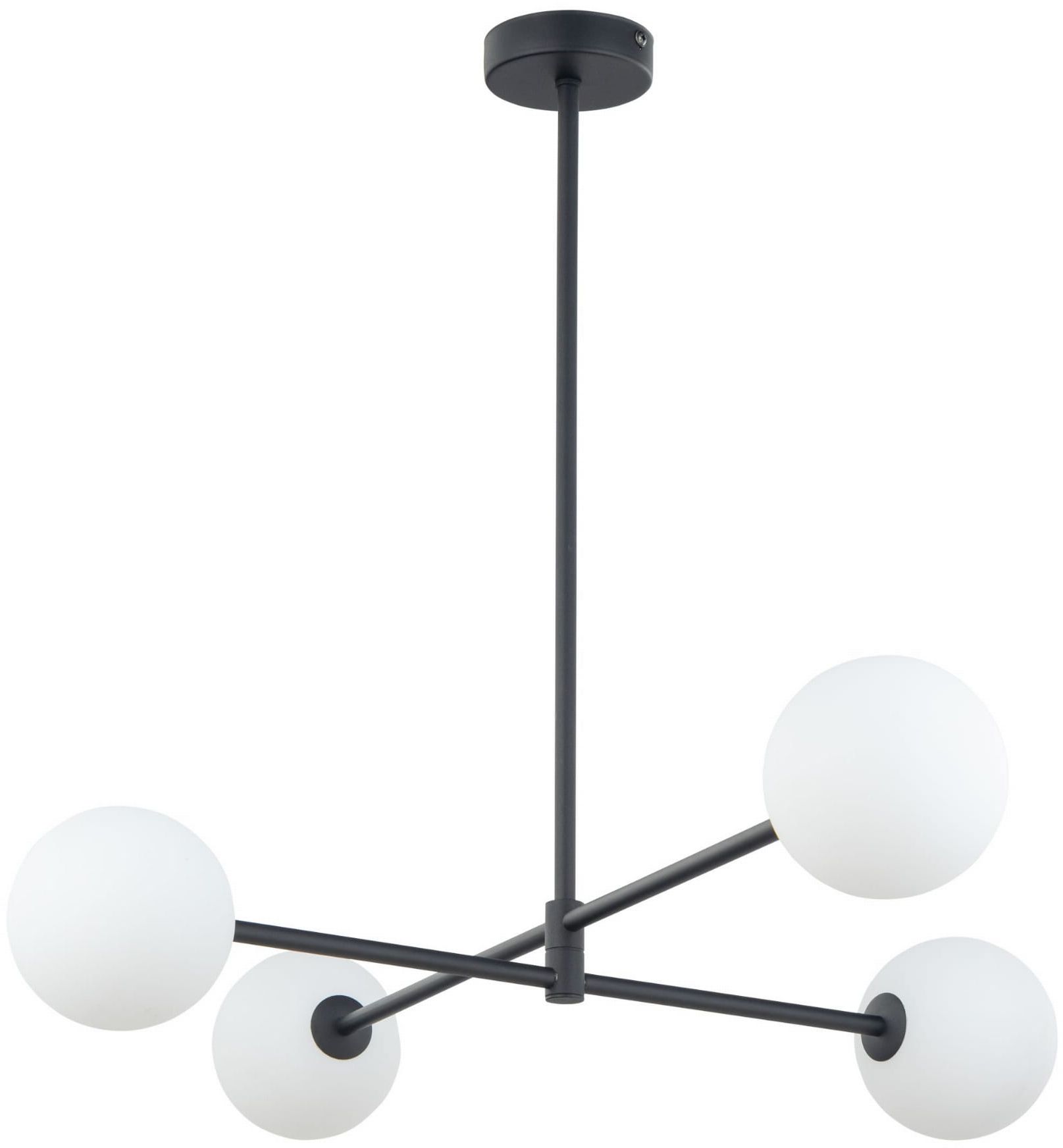 TK Lighting Sarius mennyezeti lámpa 4x6 W fehér-fekete 4733