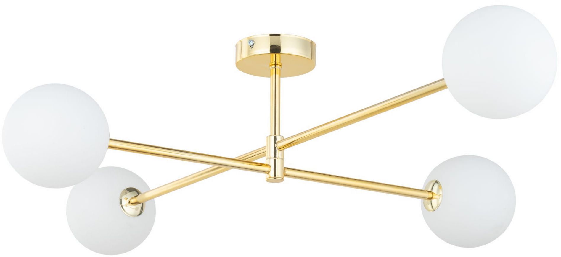 TK Lighting Sarius mennyezeti lámpa 4x6 W fehér-arany 4738