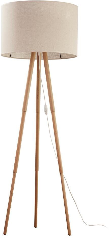 TK Lighting Tokyo állólámpa 1x15 W fa-bézs 5284
