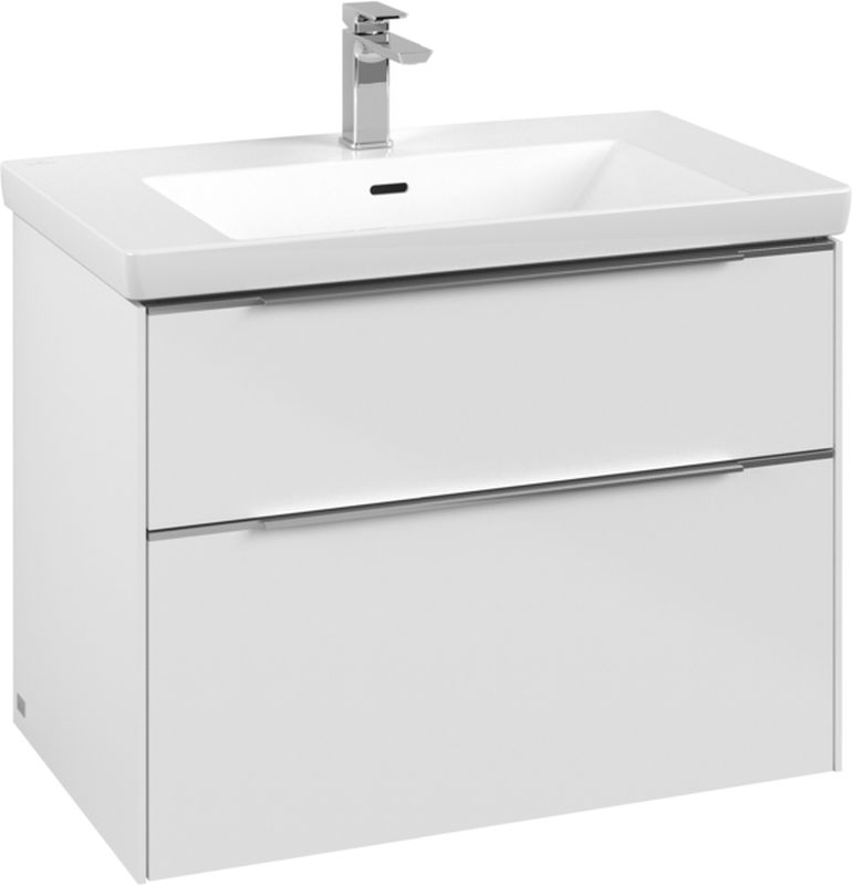 Villeroy & Boch Subway 3.0 szekrény 77.2x47.8x57.6 cm Függesztett, mosdó alatti fehér C57400VE