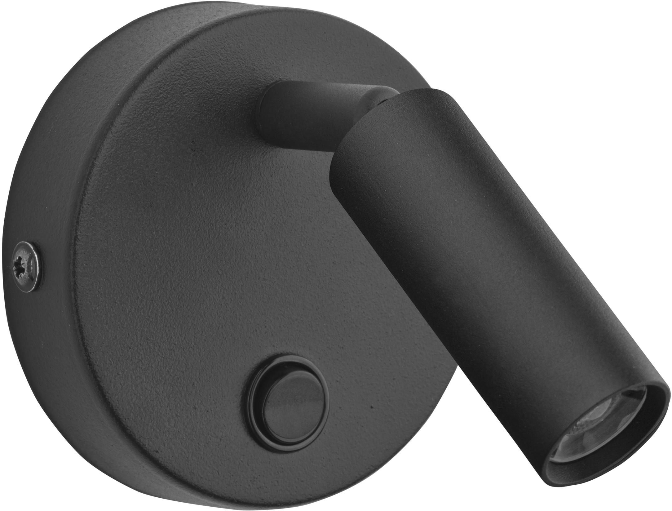 TK Lighting Enzo oldalfali lámpa 1x6 W fekete 4237