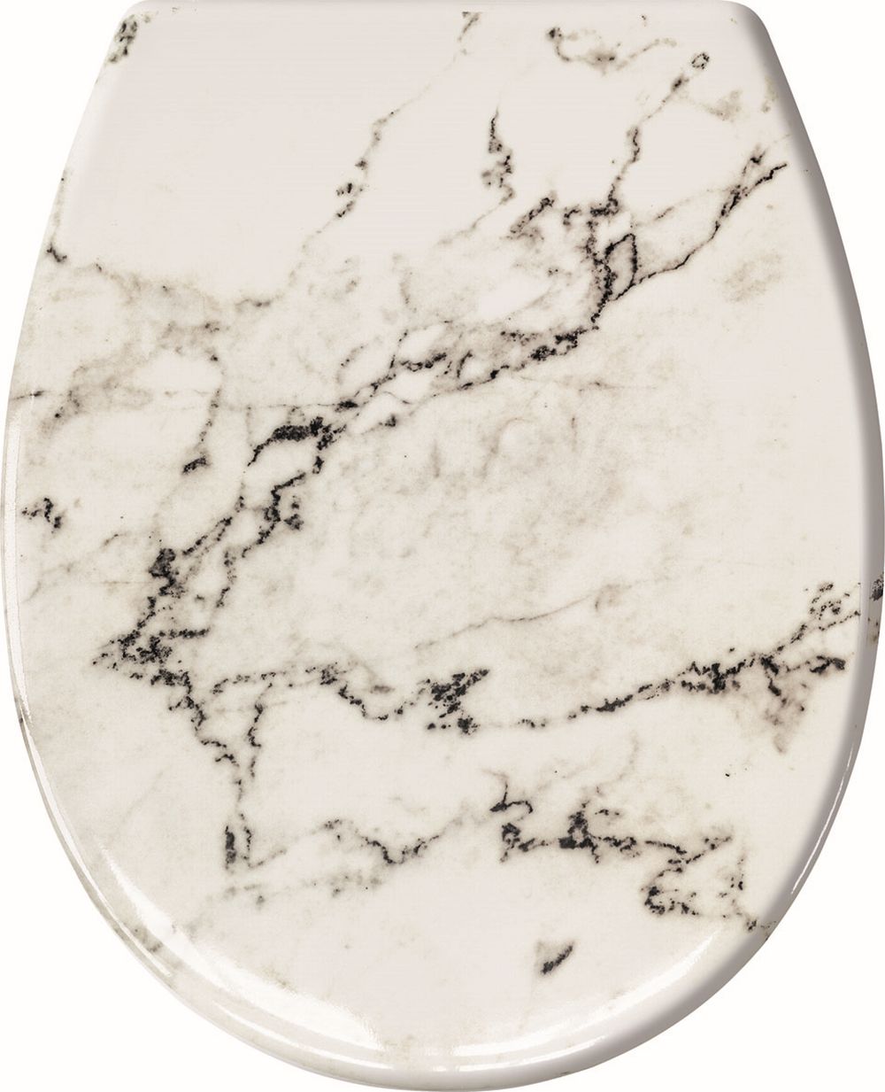 Kleine Wolke Marble wc ülőke lágyan zárodó fehér-antracit 1843901075