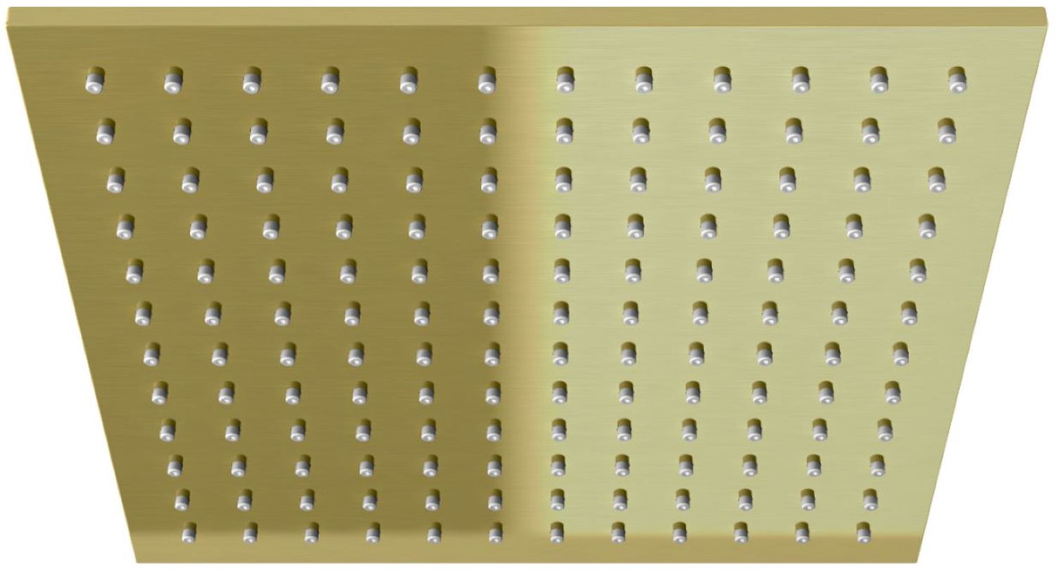 Kohlman Experience Brushed Gold fejzuhany 25x25 cm négyzet || Q25EGDB