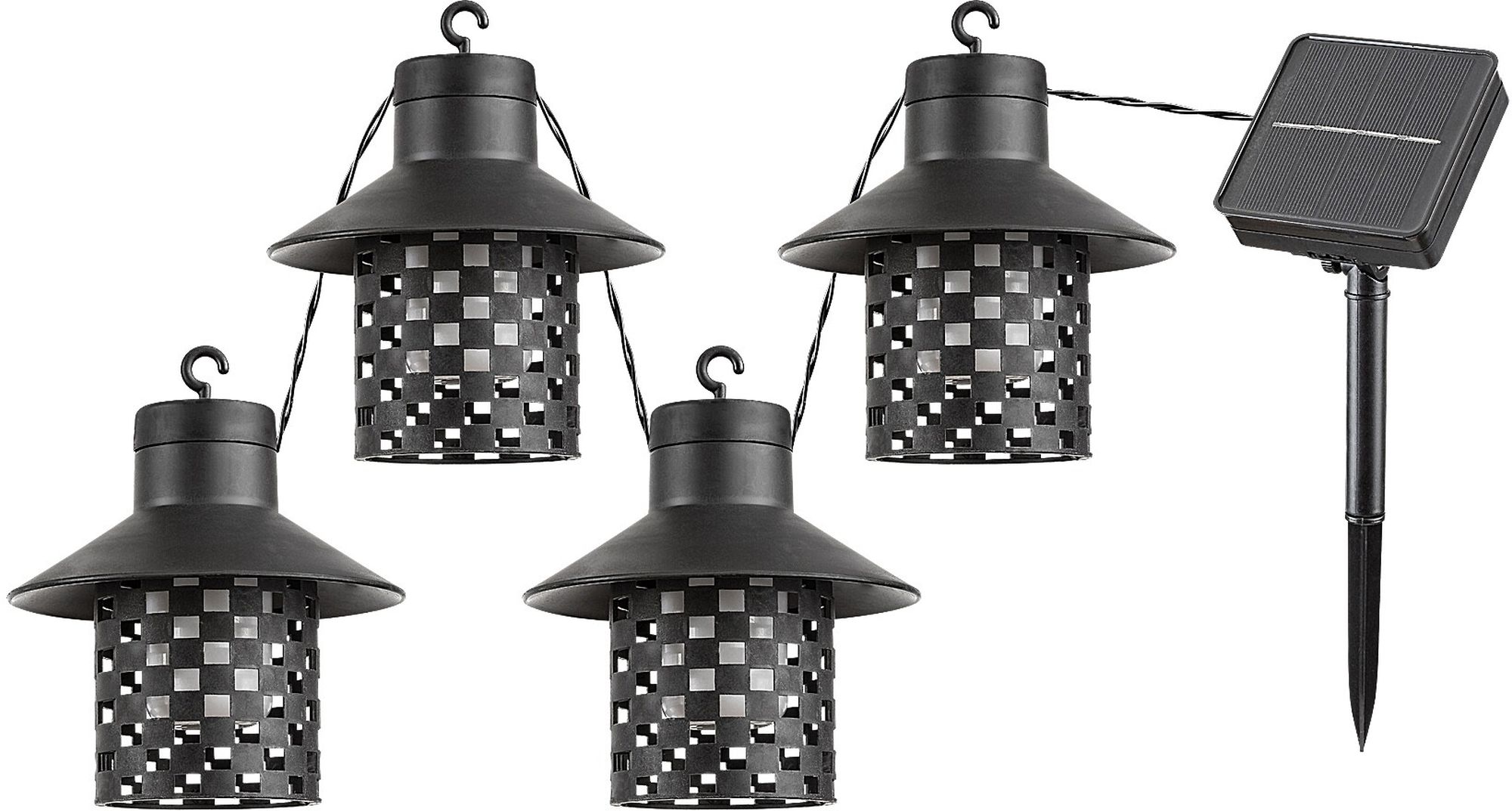 Rabalux Ximpu kültéri lámpafüzér x0.1 W fekete 77003