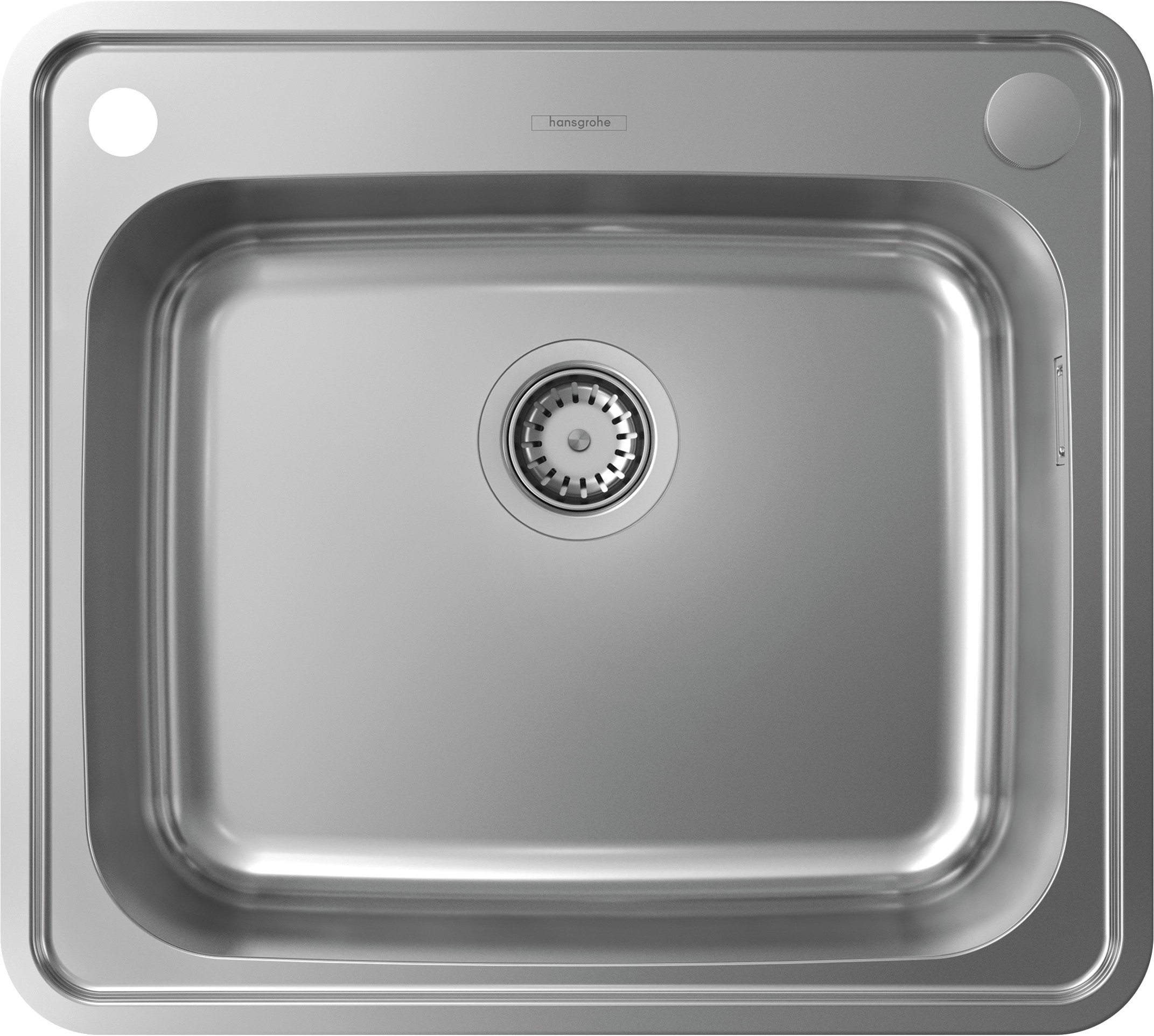 Hansgrohe S41 acél mosogató 58x52 cm 43336800