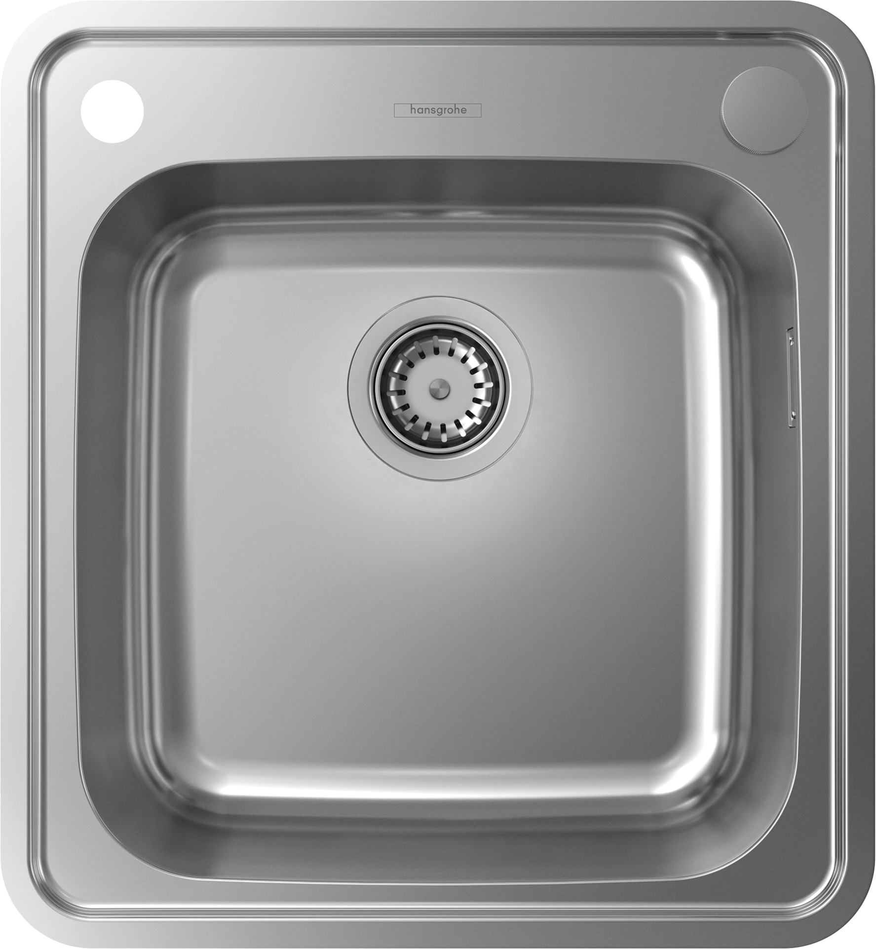 Hansgrohe S41 acél mosogató 52x48 cm 43335800