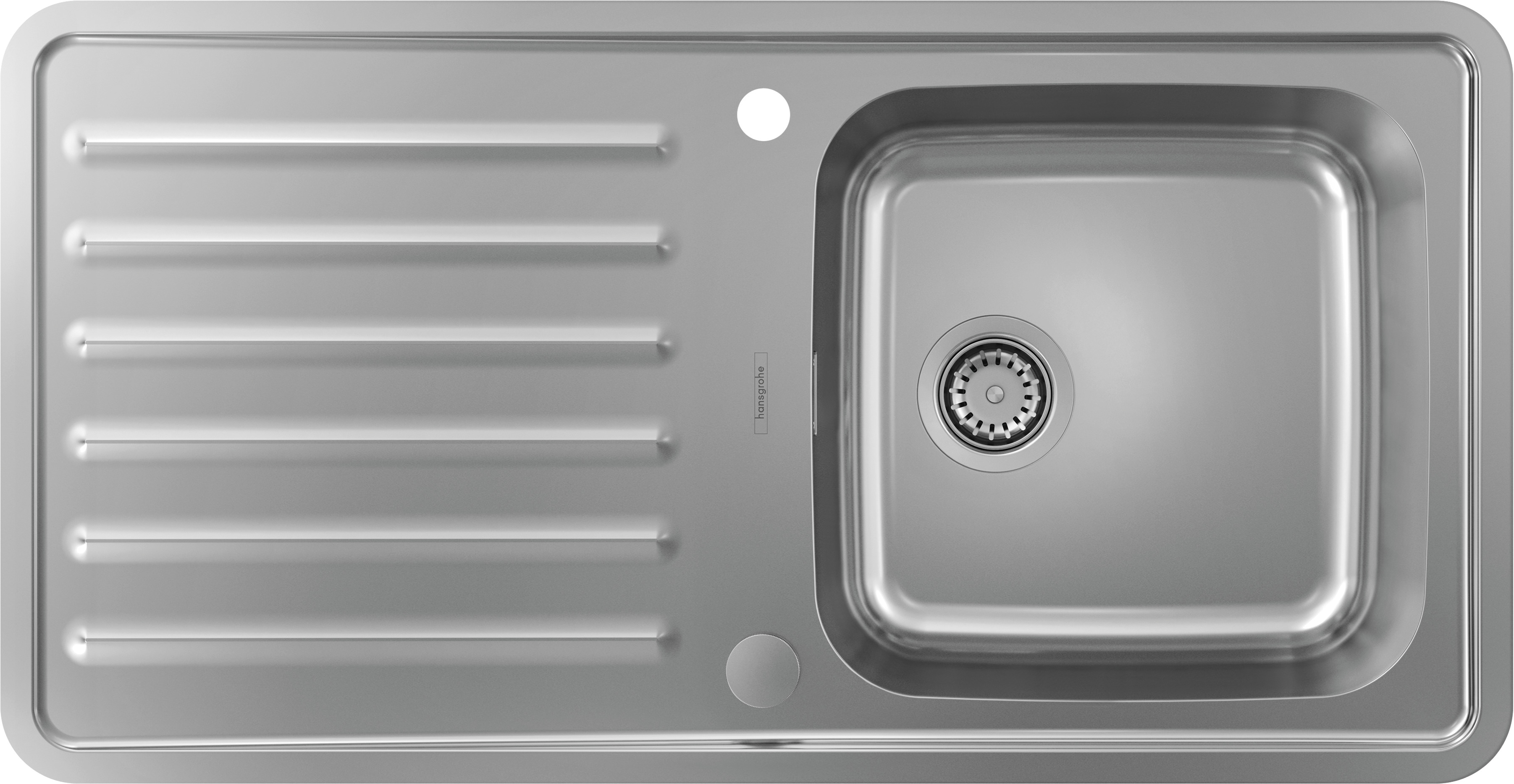 Hansgrohe S41 acél mosogató 97.5x50.5 cm 43338800