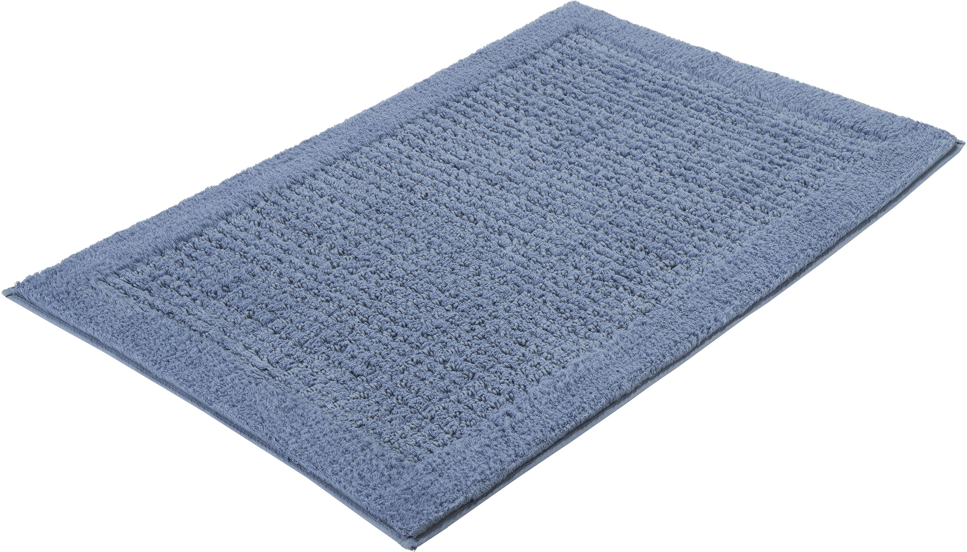 Kleine Wolke Net fürdőszoba szőnyeg 90x60 cm négyszögletes kék 9171746519