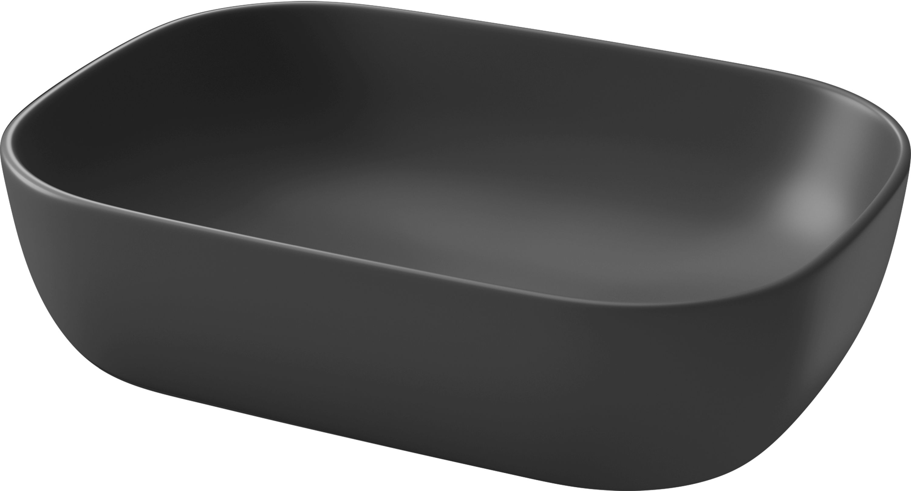 Cersanit Moduo mosdótál 50.5x36 cm négyszögletes mosdótálak antracit K116-108