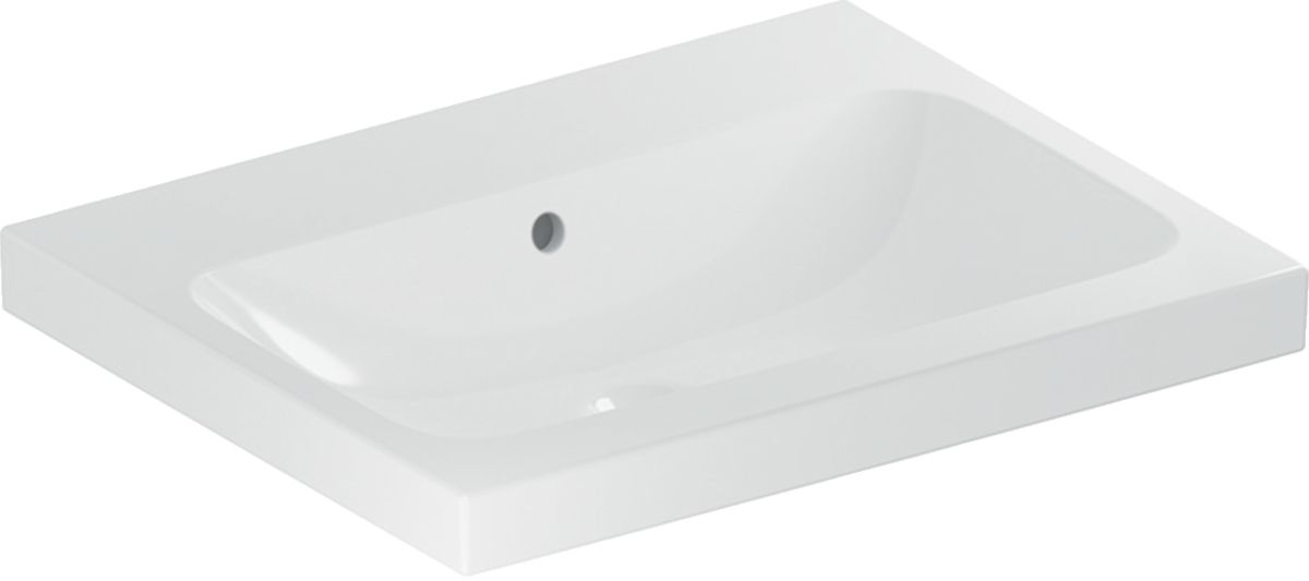 Geberit iCon mosdótál 60x48 cm négyszögletes beépíthető fehér 501.834.00.4