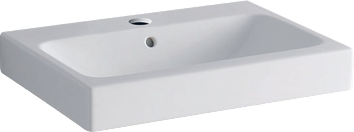 Geberit iCon mosdótál 60x48 cm négyszögletes mosdótálak fehér 124560600