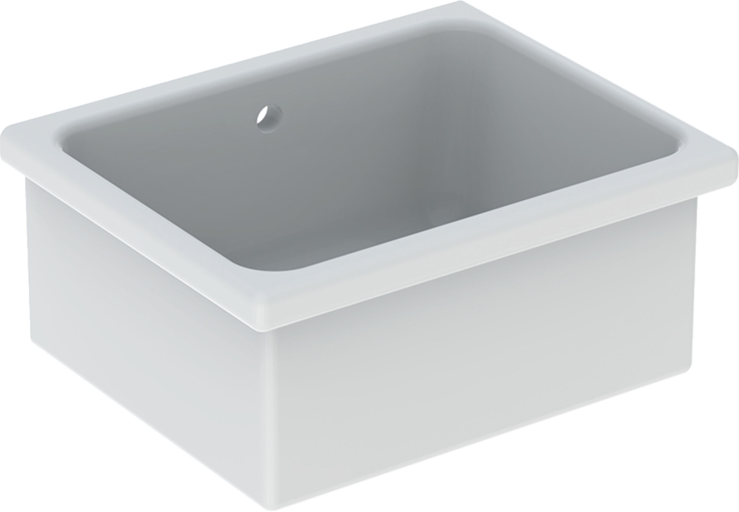 Geberit Publica mosdótál 60x45 cm négyszögletes mosdótálak fehér 500.885.00.1