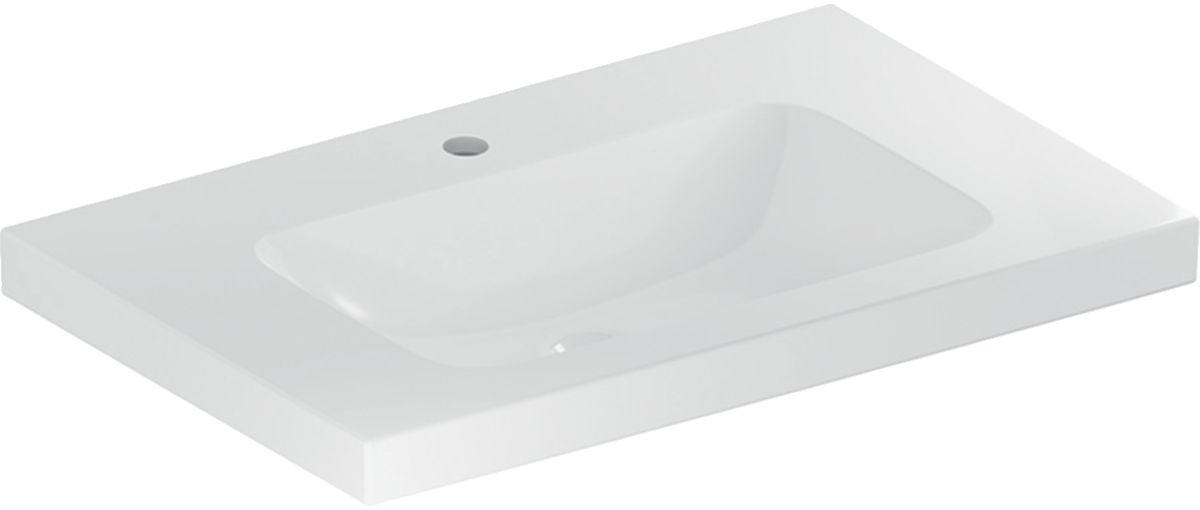 Geberit iCon mosdótál 75x48 cm négyszögletes beépíthető fehér 501.839.00.6