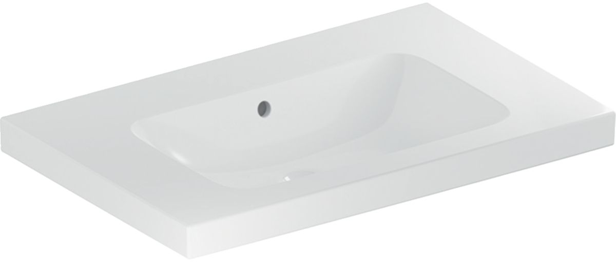 Geberit iCon mosdótál 75x48 cm négyszögletes beépíthető fehér 501.839.00.4