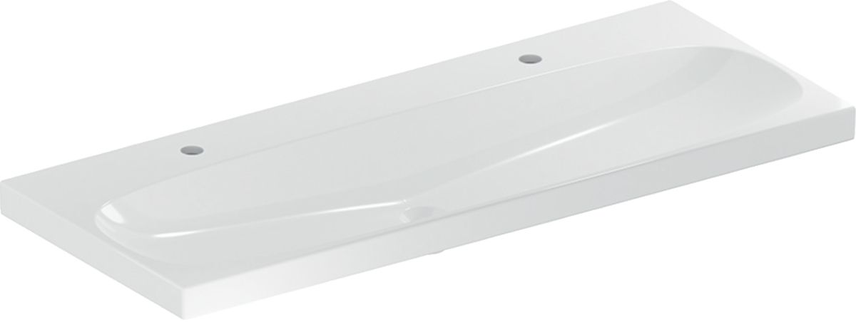 Geberit Acanto mosdótál 120x48 cm négyszögletes beépíthető fehér 501.880.00.6