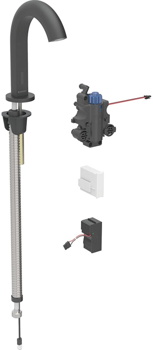 Geberit Piave mosdócsaptelep álló elektronikus fekete 115.891.SN.6