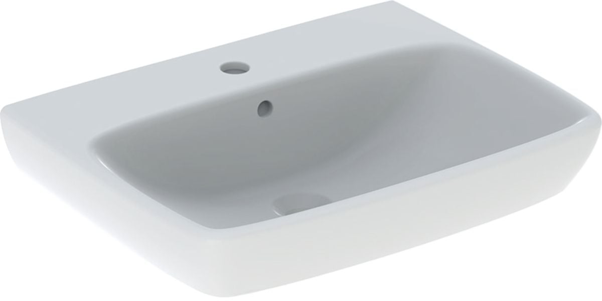 Geberit Selnova Square mosdótál 65x48 cm négyszögletes klasszikus fehér 500.299.01.5
