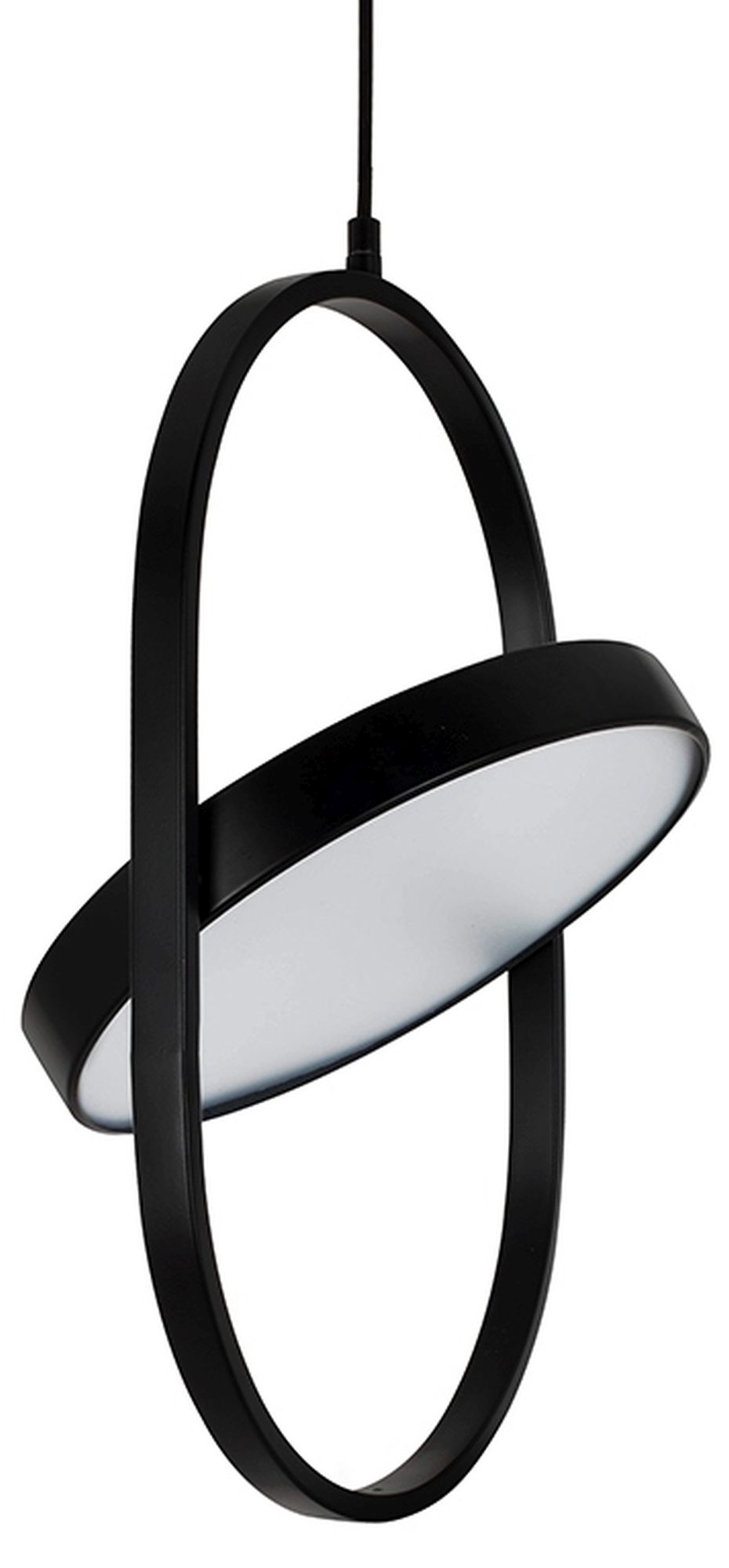 Moosee Spinner függőlámpa 1x19 W fekete-tej MSE010100315