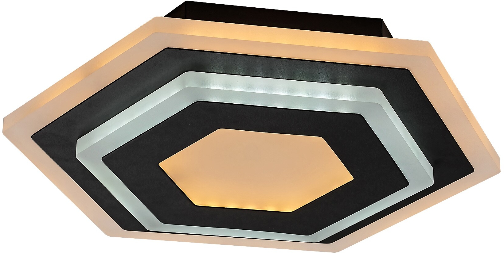 Rabalux Bitsi oldalfali lámpa 1x23 W fekete-sárga 71113