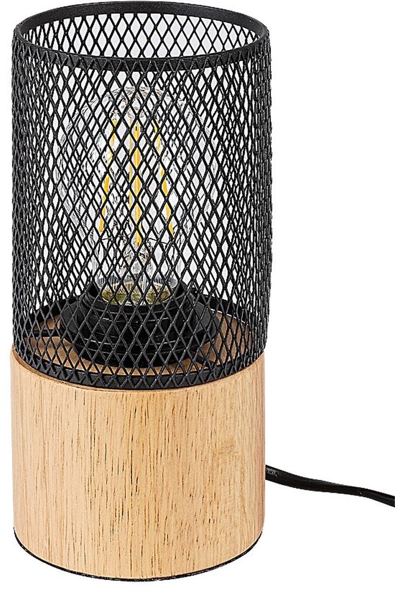 Rabalux Callum asztali lámpa 1x25 W fekete-fa 74040