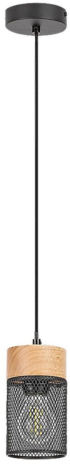 Rabalux Callum függőlámpa 1x25 W fekete-fa 72041