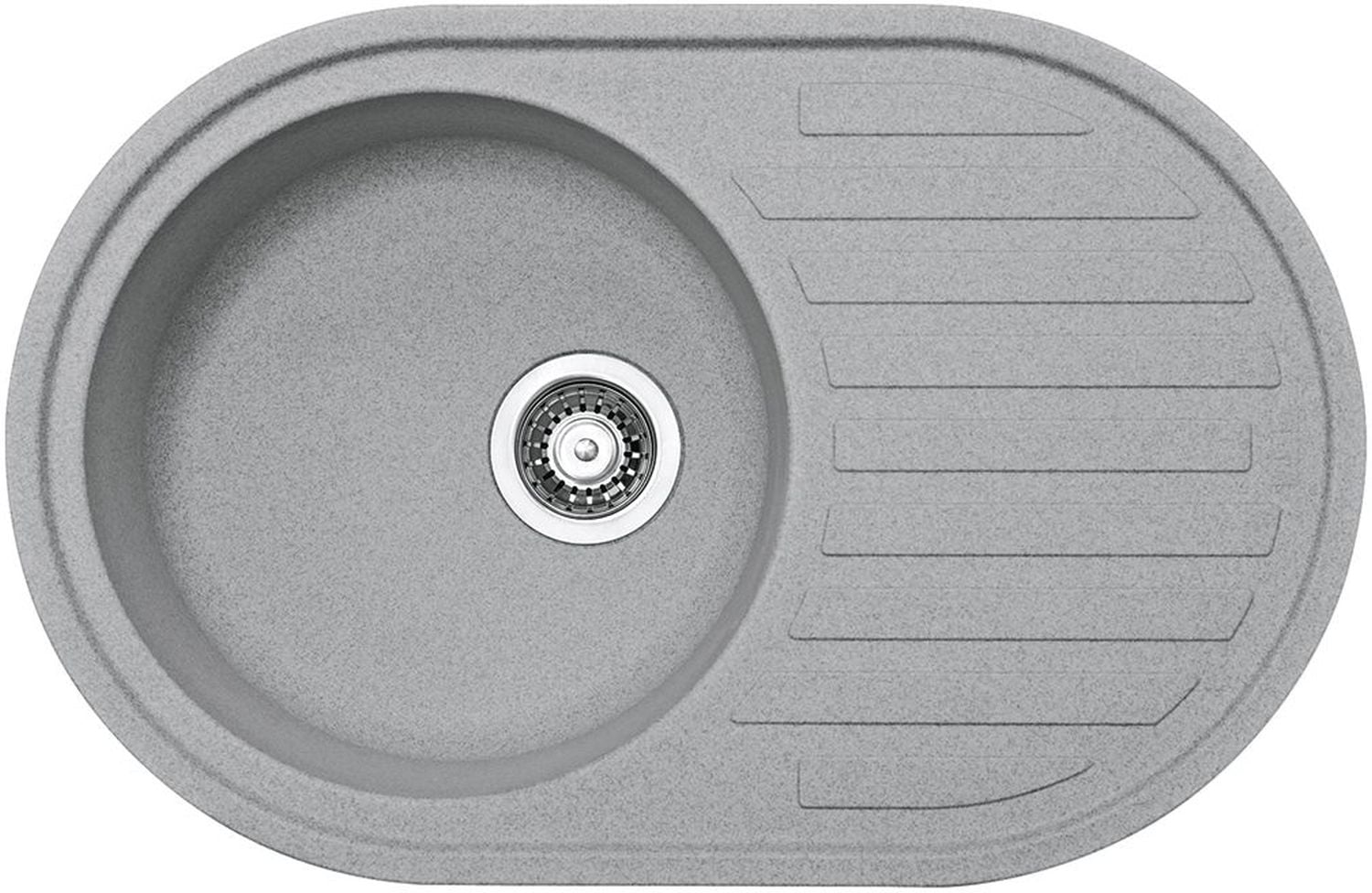 Franke Ronda gránit mosogató 77x50 cm szürke/grafit/onix 114.0676.331