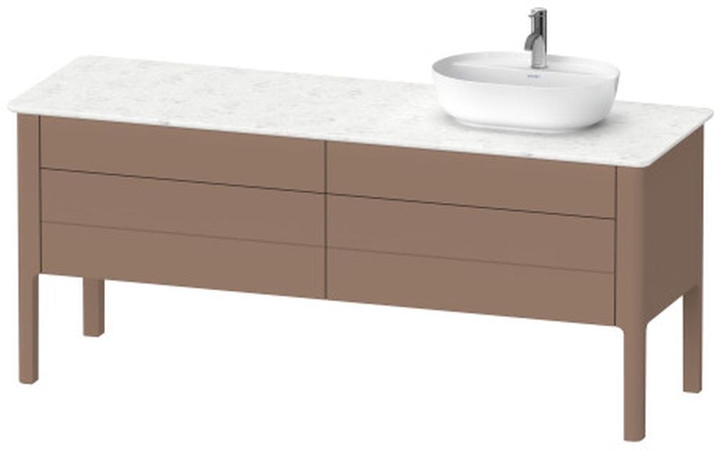 Duravit Luv szekrény 173.7x57x74.3 cm álló, mosdó alatti LU9568R5454