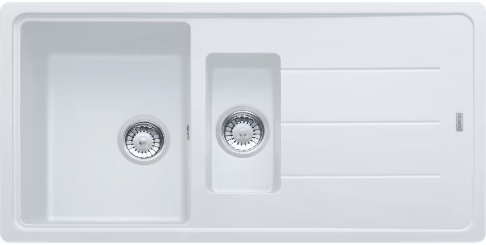 Franke Basis gránit mosogató 97x50 cm fehér 114.0676.276