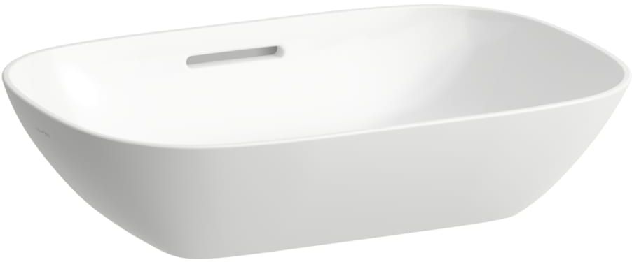 Laufen Ino mosdótál 50x36 cm négyszögletes mosdótálak fehér fényes H8123024001091