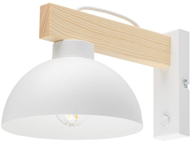 TK Lighting Oslo oldalfali lámpa 1x15 W fehér 4962