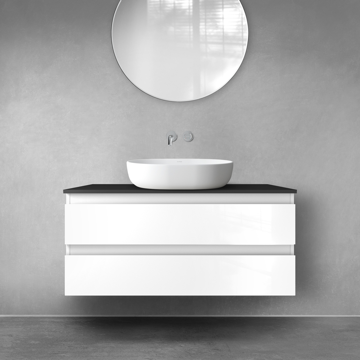 Készlet szekrény Oltens Vernal 60004000, szekrény feletti pult Oltens Vernal 63006300