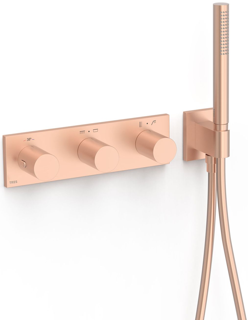 Tres B-System kád és zuhany csaptelep süllyesztett z termosztáttal || 30735401OPM