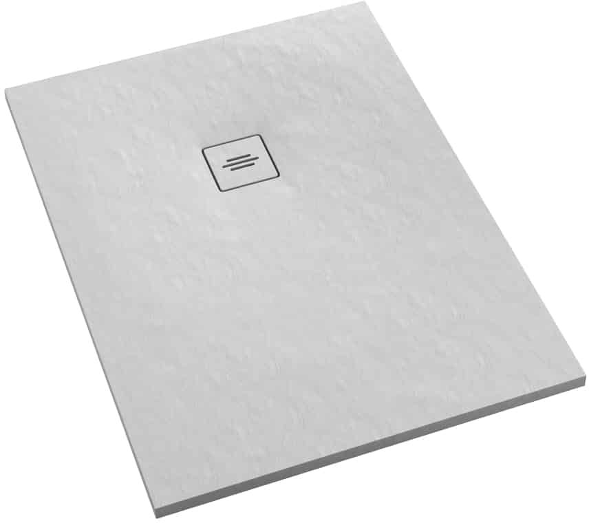 Schedline Protos White Stone téglalap alakú zuhanytálca 130x90 cm fehér 3SP.P1P-90130/B/ST-M1/B/ST