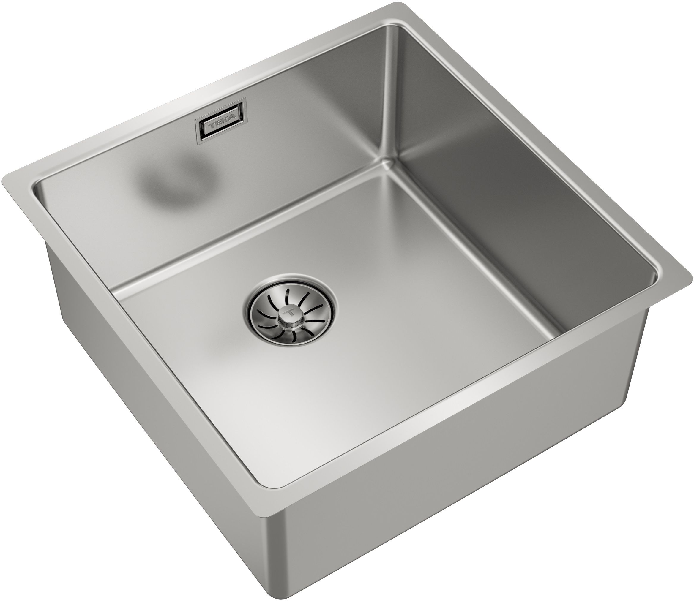 Teka Be Linea acél mosogató szifonnal 44x44 cm 115000064