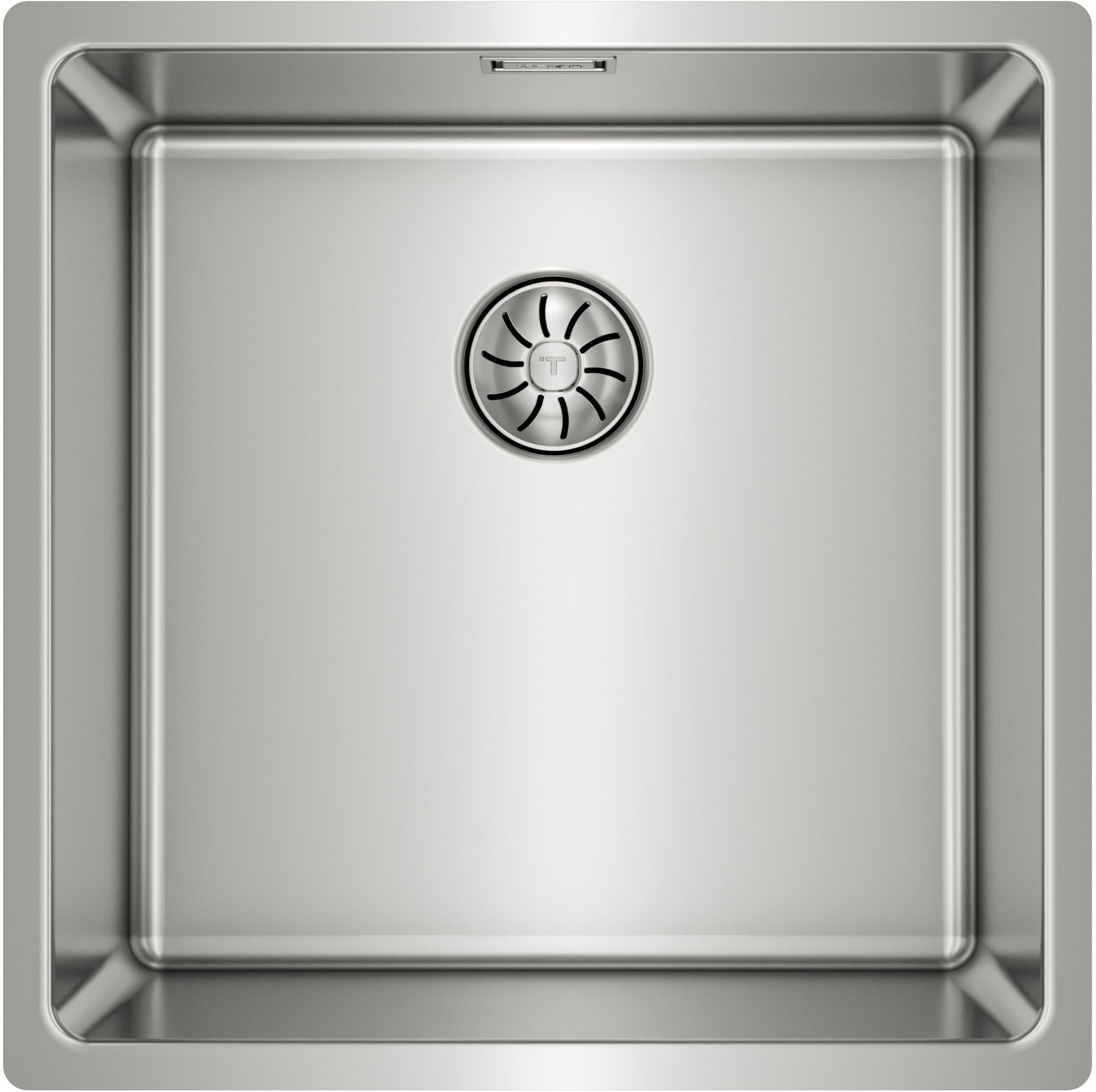 Teka Be Linea acél mosogató szifonnal 44x44 cm acél 115000064