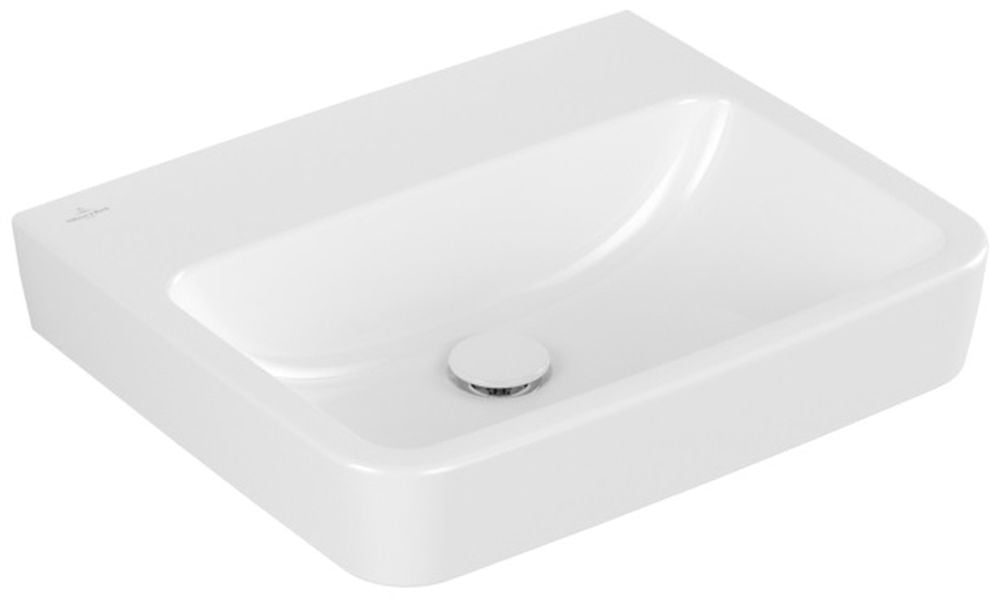 Villeroy & Boch O.Novo mosdótál 55x46 cm négyszögletes klasszikus fehér 4A415801