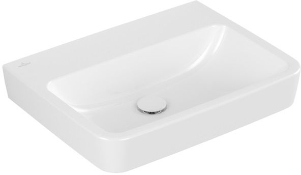 Villeroy & Boch O.Novo mosdótál 60x46 cm négyszögletes klasszikus fehér 4A416F01