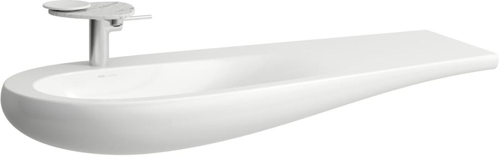 Laufen Il Bagno Alessi mosdótál 120x50 cm beépíthető fehér fényes H8149734001091