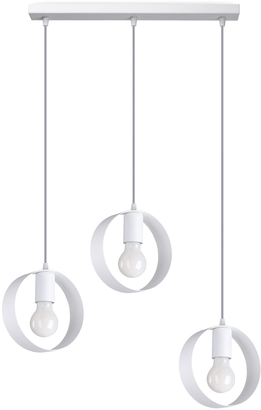 Sollux Lighting Titran függőlámpa 3x60 W fehér SL.1138