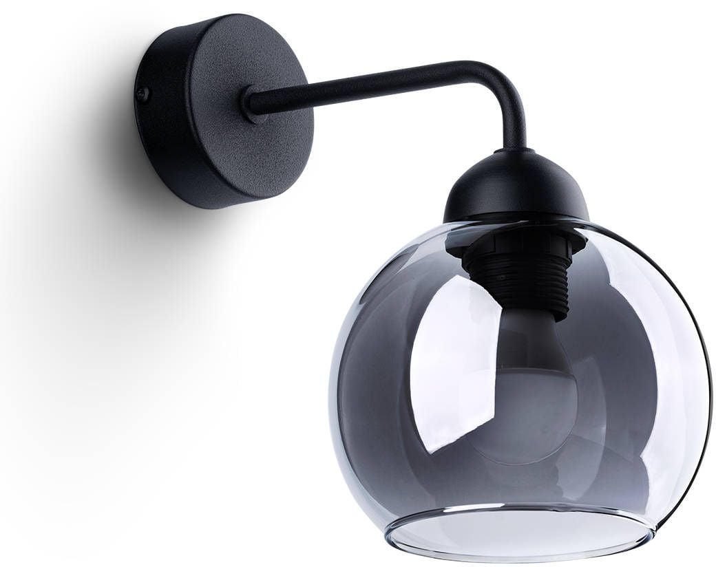 Sollux Lighting Alino oldalfali lámpa 1x60 W fekete SL.1139