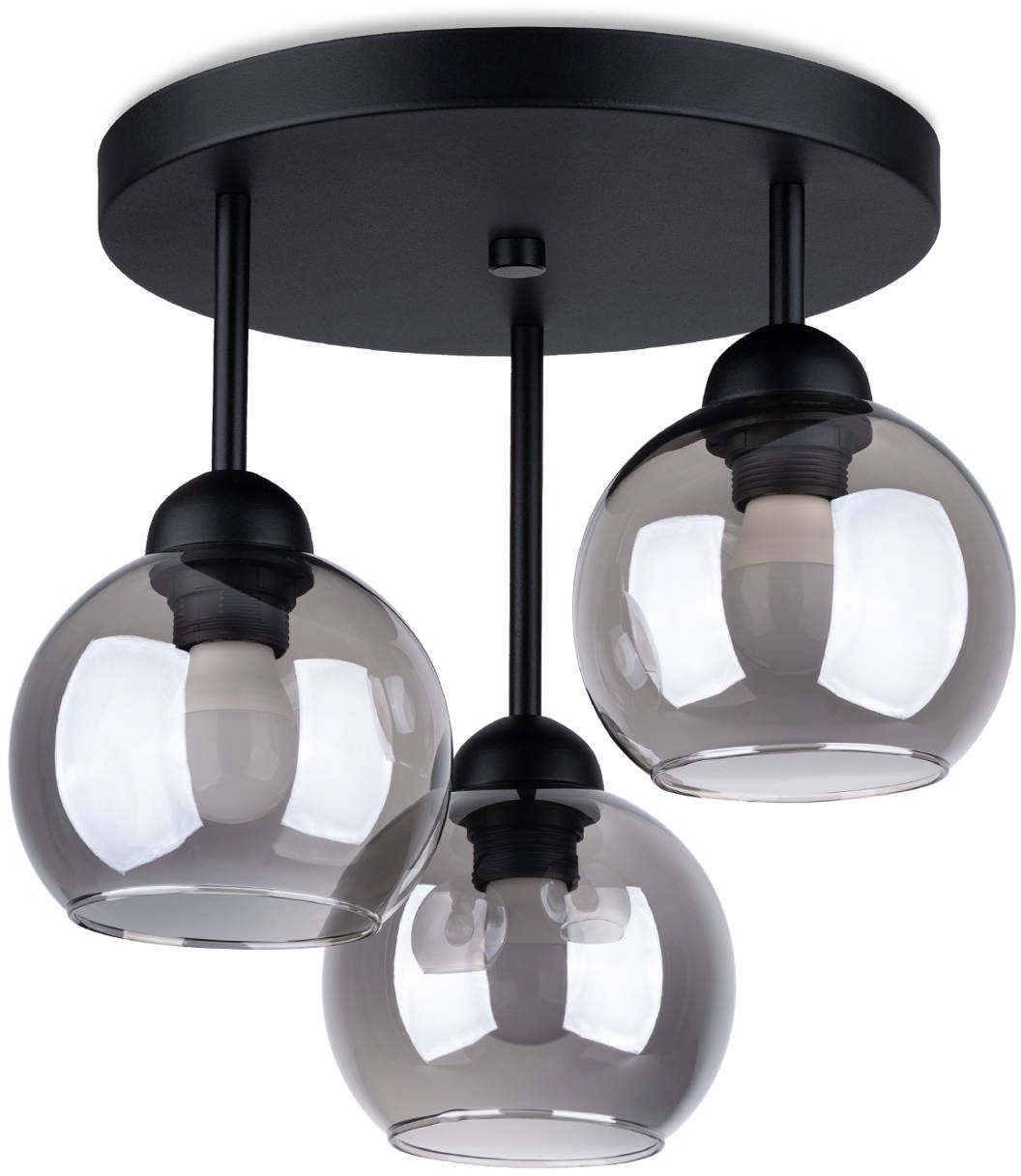 Sollux Lighting Alino mennyezeti lámpa 1x60 W fekete SL1140