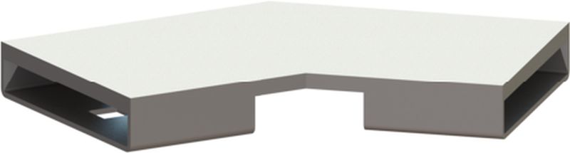Kessel Linearis Infinity csatlakozó elem 54 cm acél 45100.02