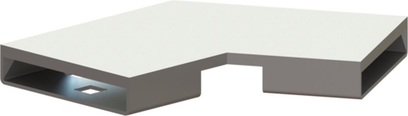 Kessel Linearis Infinity csatlakozó elem 60 cm acél 45100.03