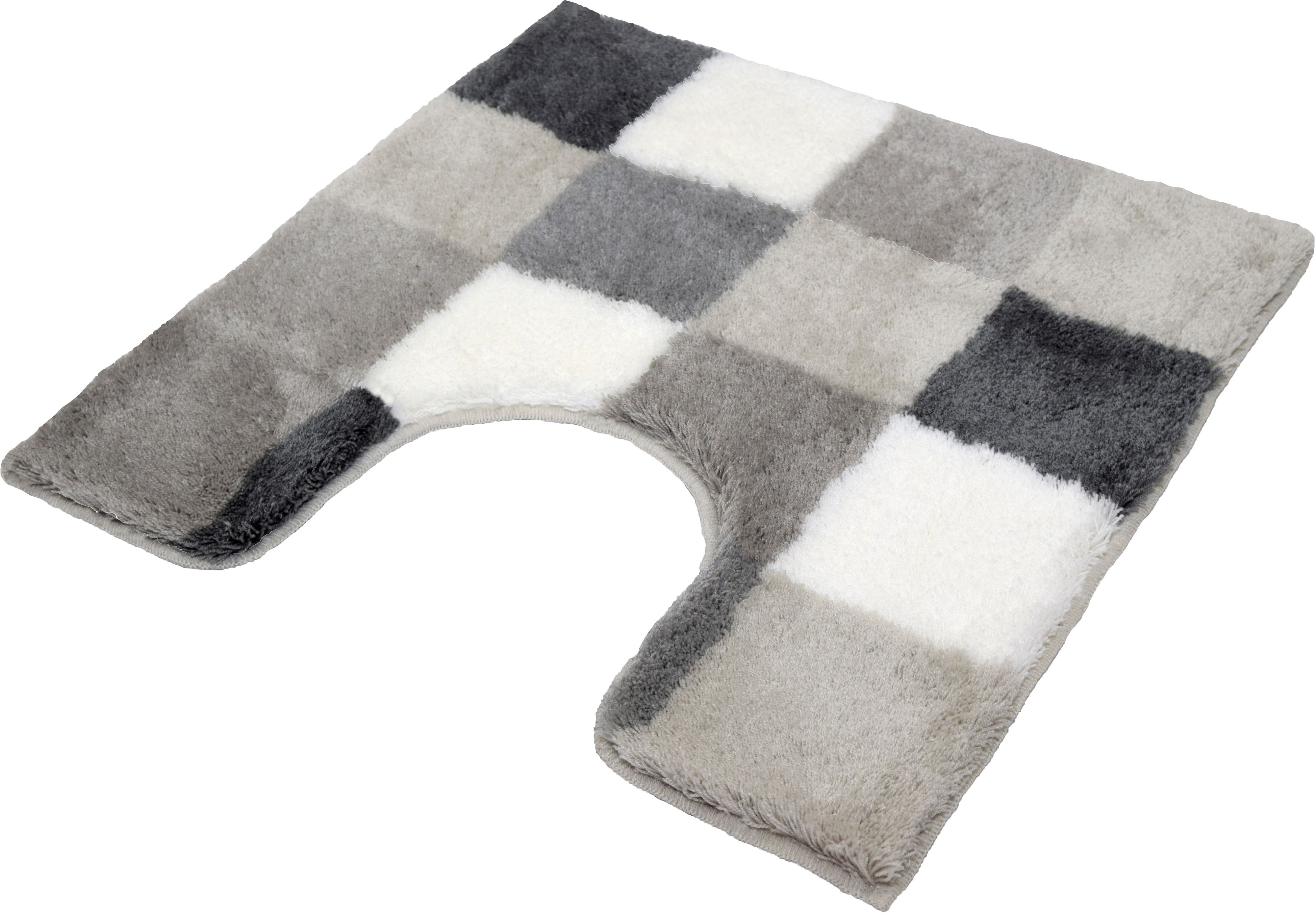 Kleine Wolke Caro fürdőszoba szőnyeg 55x55 cm WC alatt szürke 5426179129