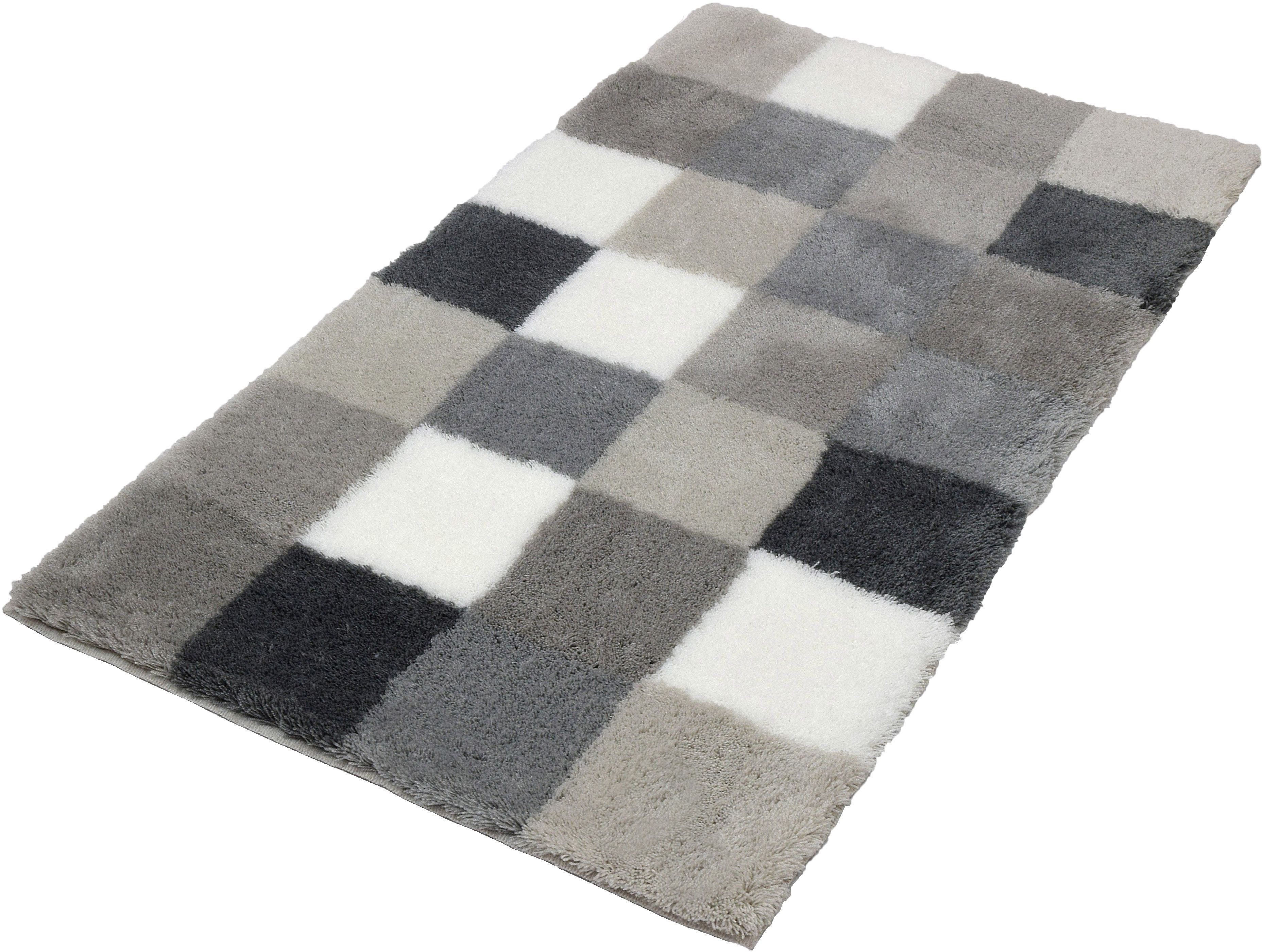 Kleine Wolke Caro fürdőszoba szőnyeg 150x85 cm négyszögletes szürke 5426179453