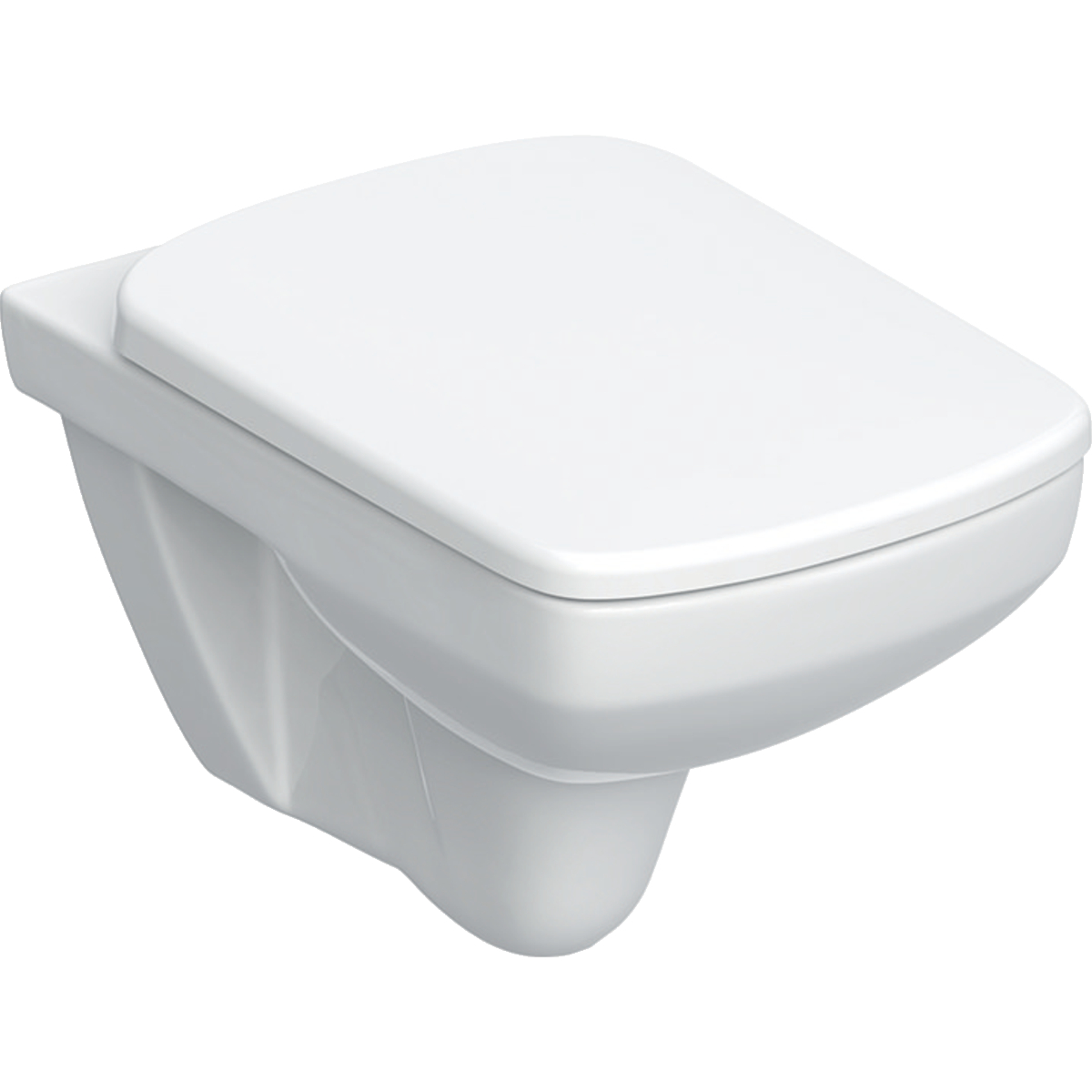 Geberit Selnova Square wc csésze lassú záródású ülőkével függesztett igen fehér 501.961.00.1