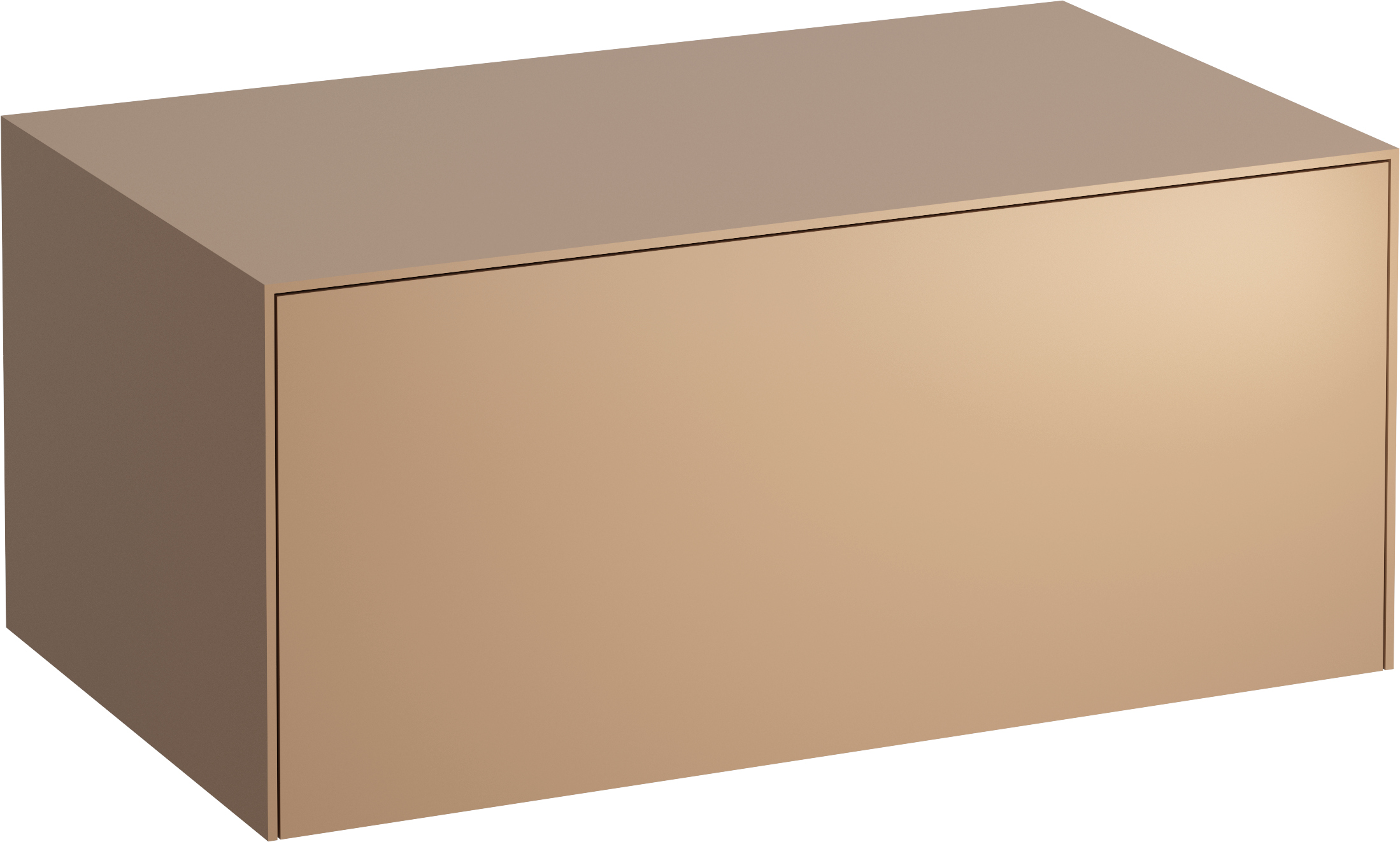 Laufen Sonar szekrény pulttal 77.5x45.5x34 cm mosdókagyló alá akasztható réz H4054100340411