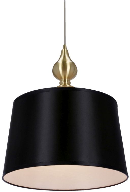 Candellux Prima függőlámpa 1x60 W fekete-arany 31-09241